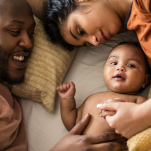 Parents and child