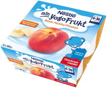 Nestlé min Yogofrukt Banan Persika