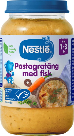 Nestlé patagratäng med fisk