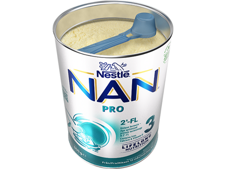 Nestlé NAN PRO 3 pulver 800g burk open 2