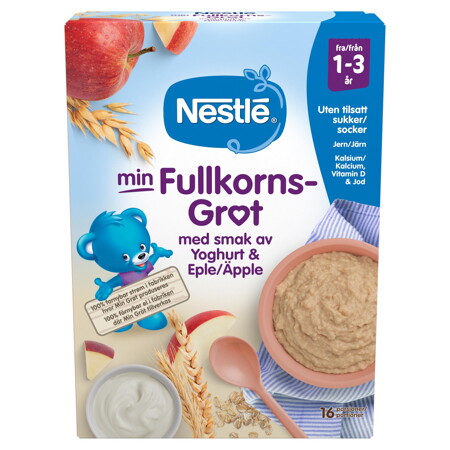 Nestlé min Fullkornsgröt med Yoghurt och Äppel