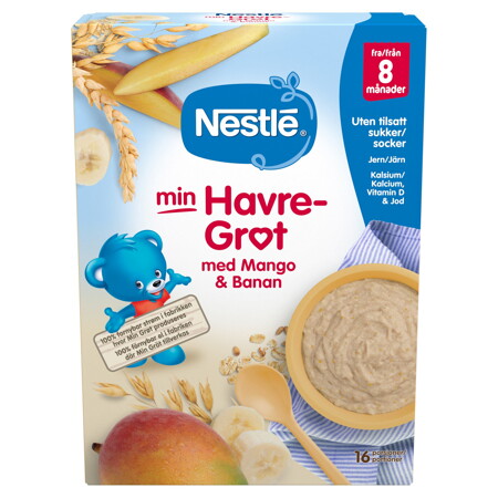 Nestle min havregröt med mango banan